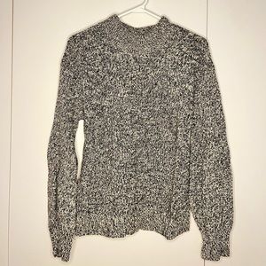 Black and white sweater